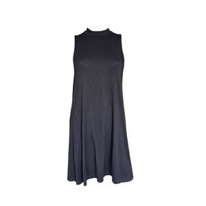 minimalist goth mini dress